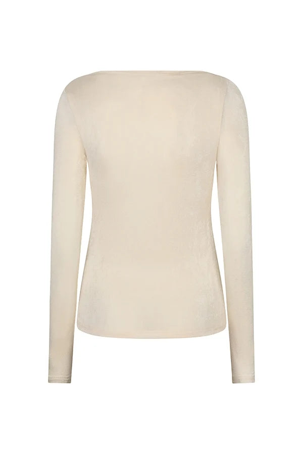 ILEN CREAM BLOUSE