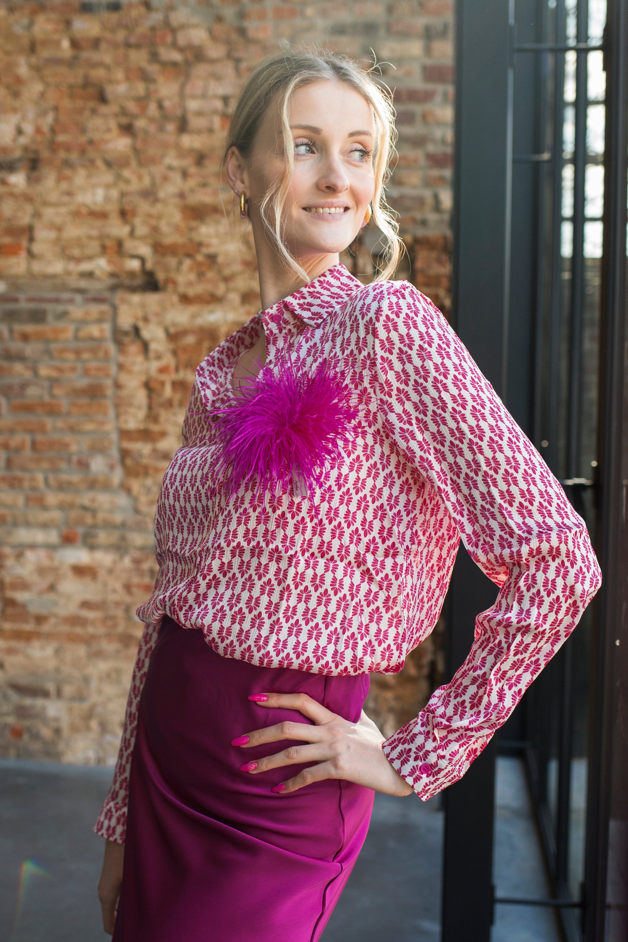 GRACE PINK BLOUSE