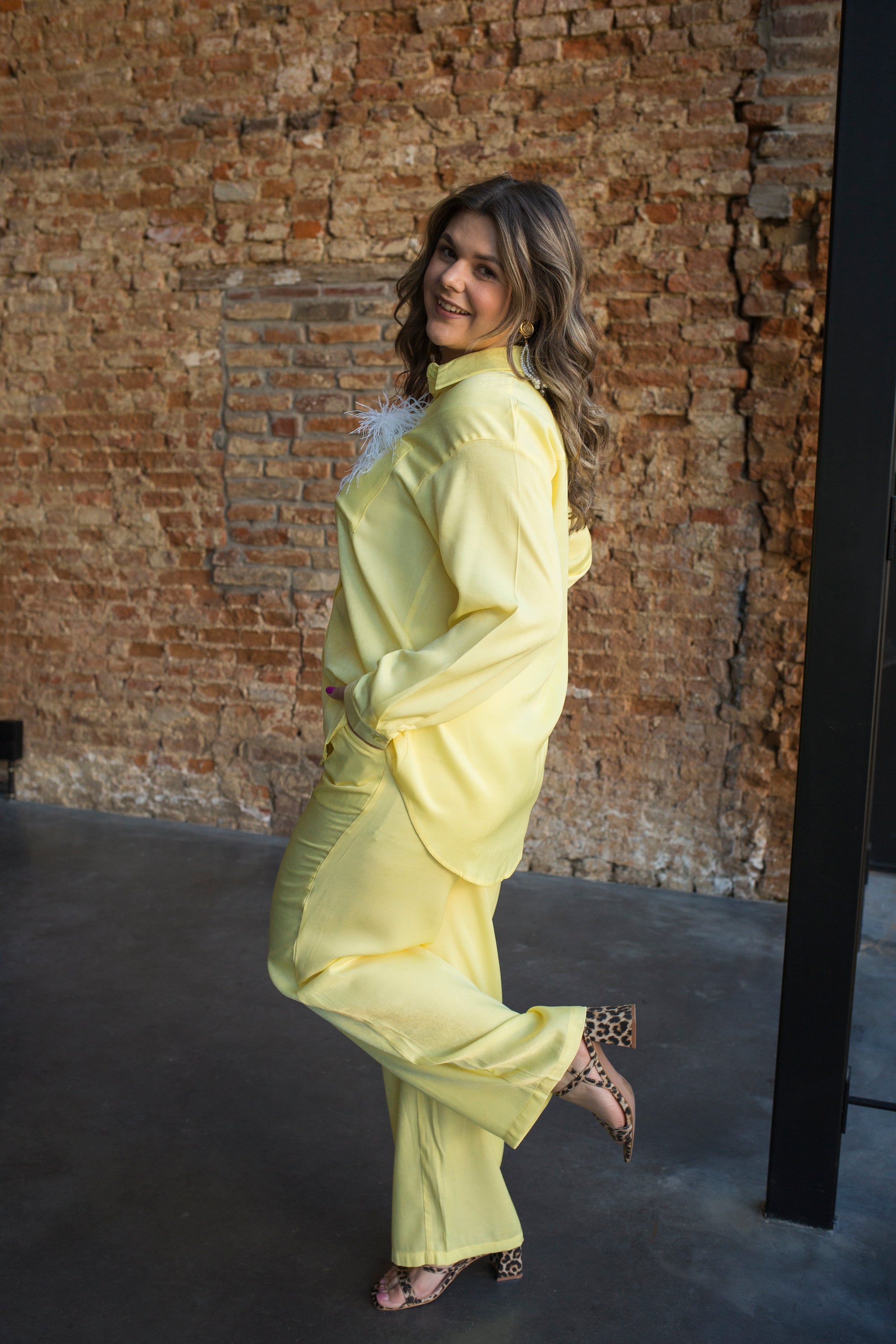 FLORINE PANTS - YELLOW
