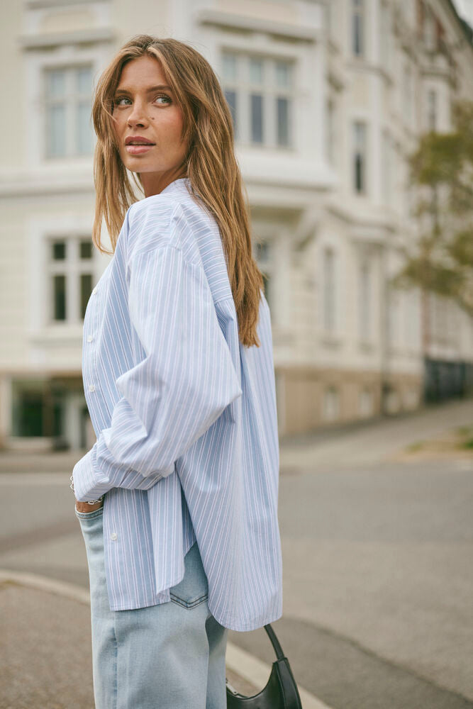 ASTER SHIRT BLOUSE - BLUE