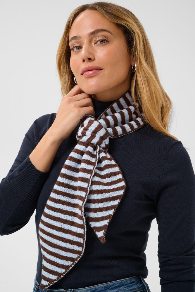 HAILEY SCARF - BLUE STRIPE