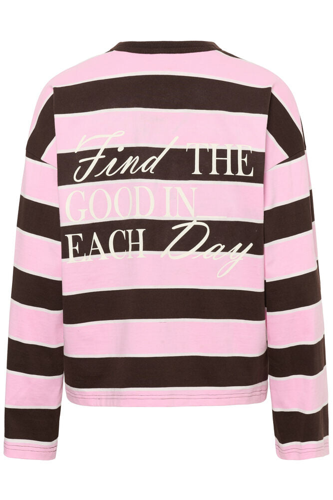 ELONA STRIPE SHIRT - PINK