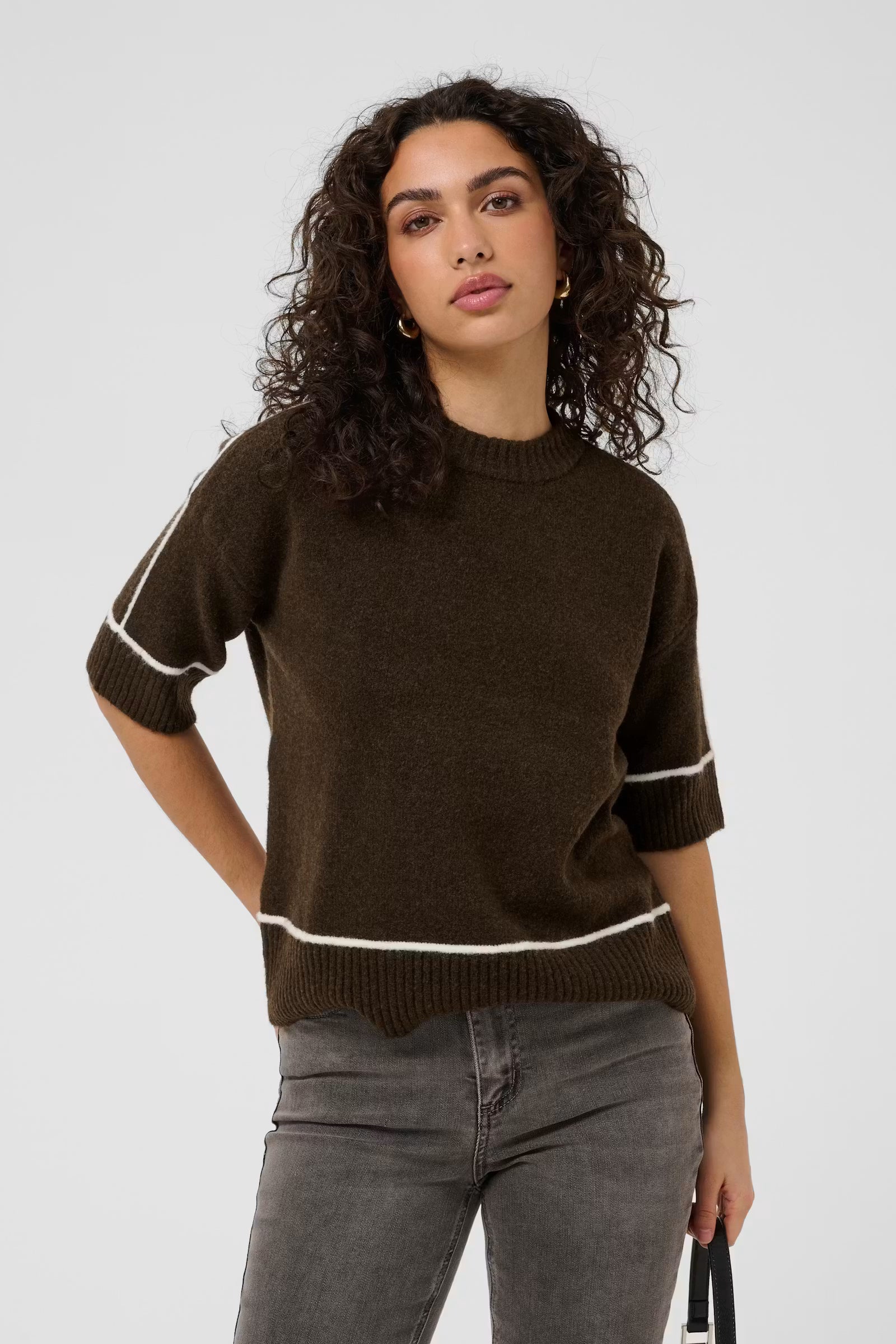 JINIE KNIT - BROWN