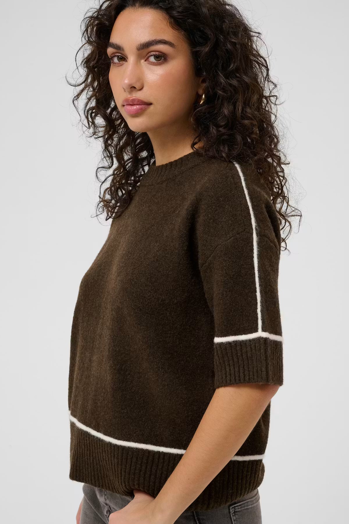 JINIE KNIT - BROWN