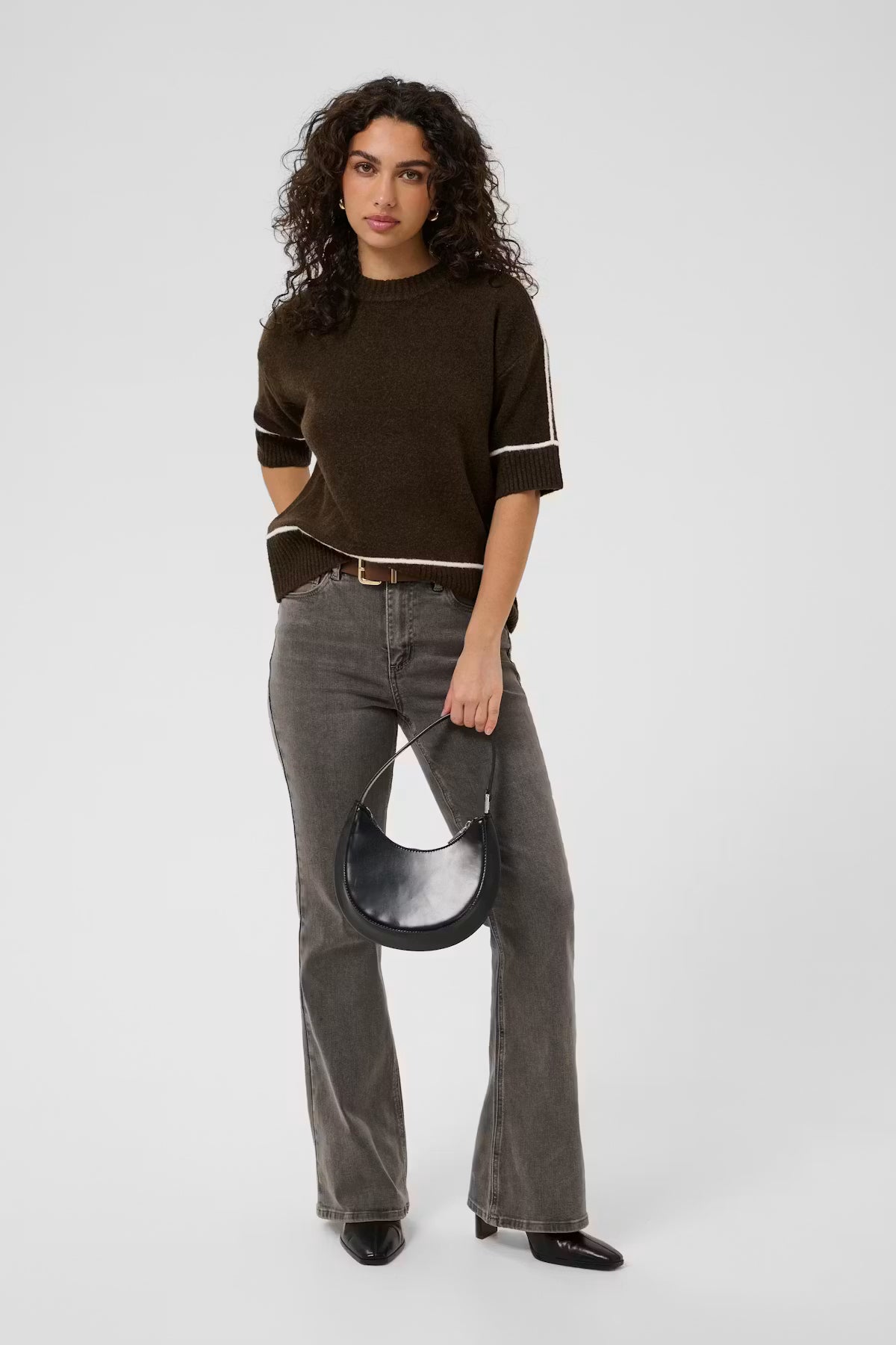 JINIE KNIT - BROWN