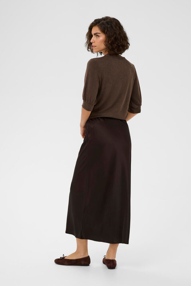 LOTTE SKIRT - COFFEE BROWN