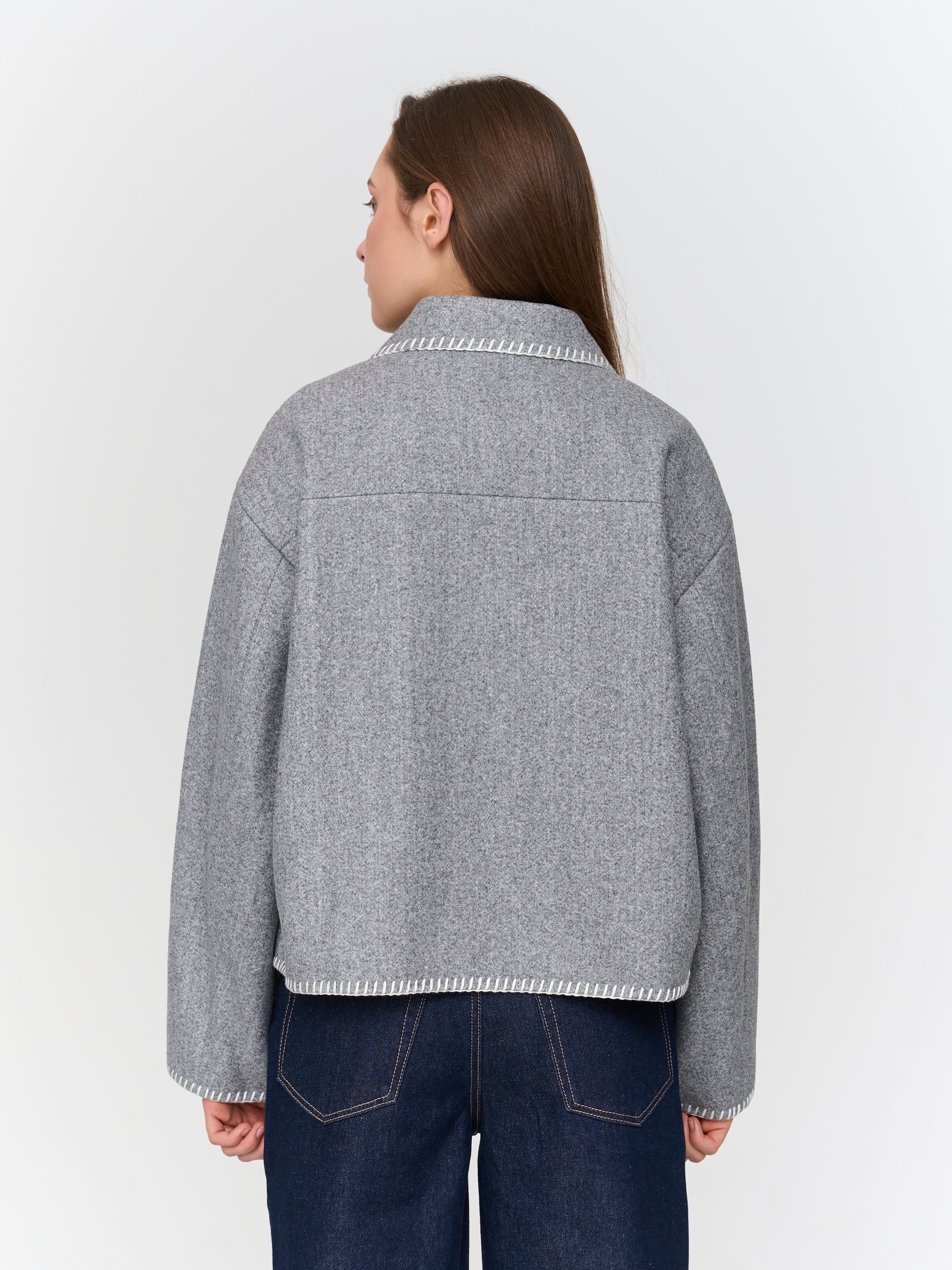 GREY CLASSY COAT