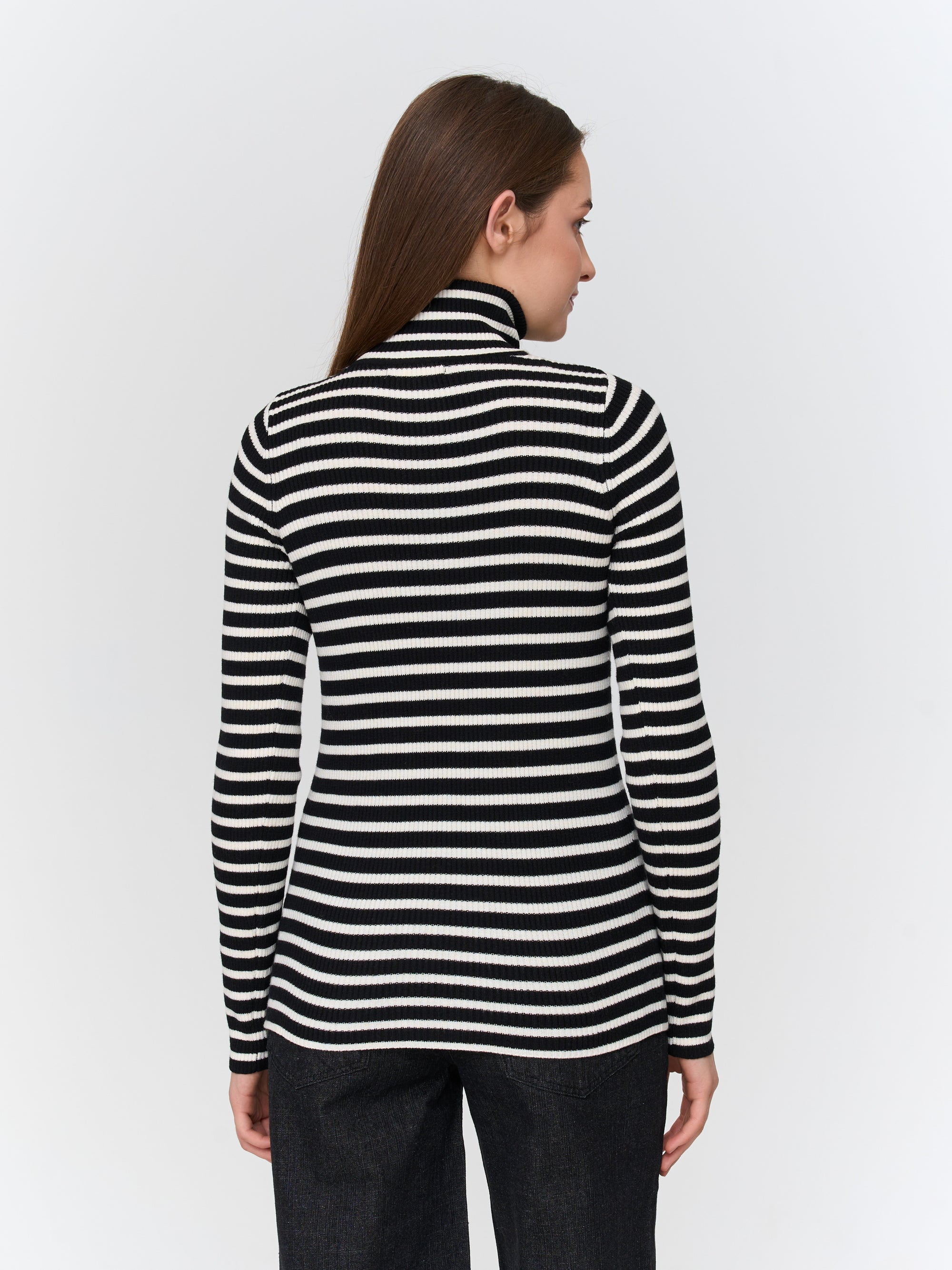 STRIPE ROLLNECK