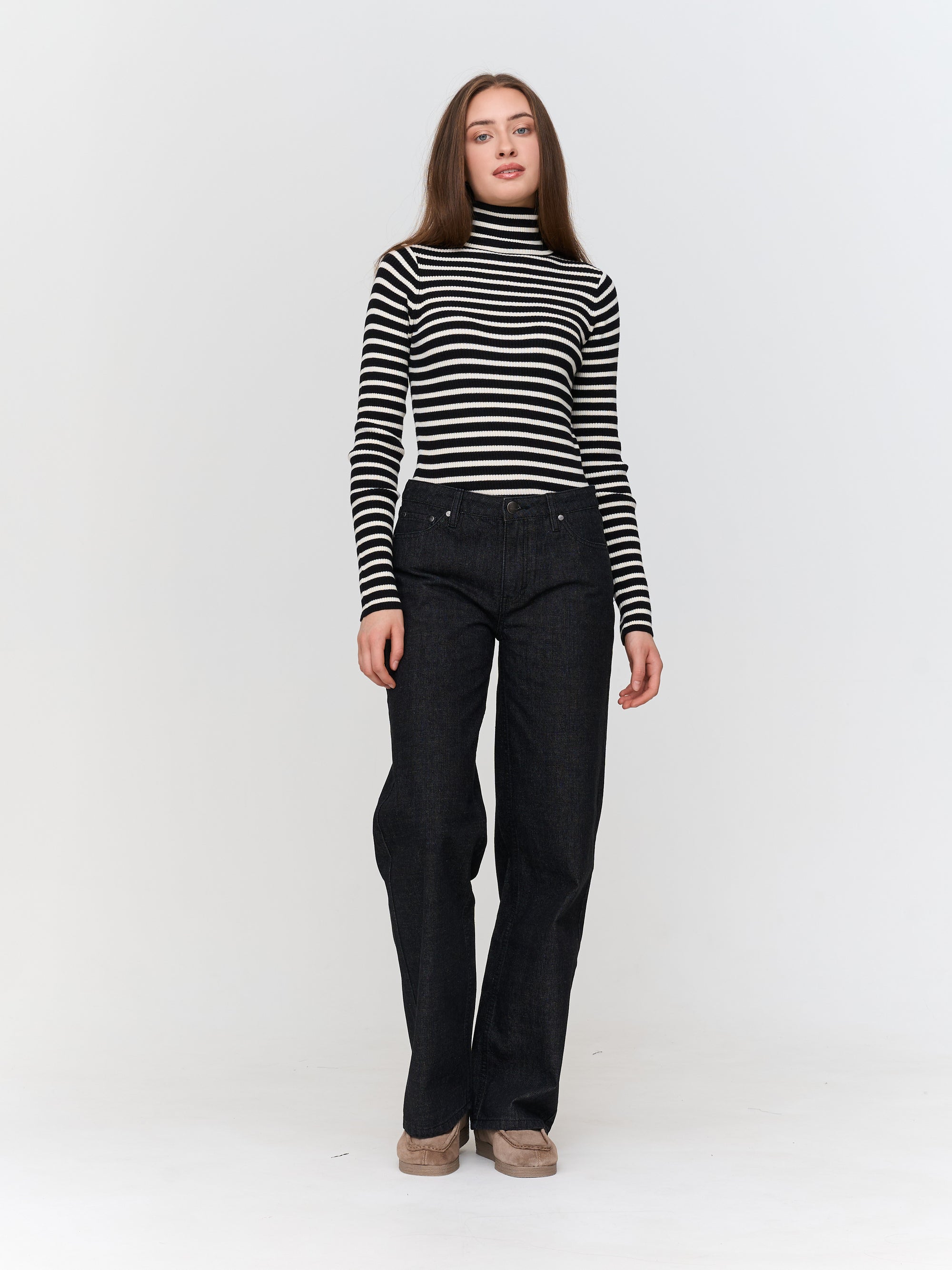 STRIPE ROLLNECK